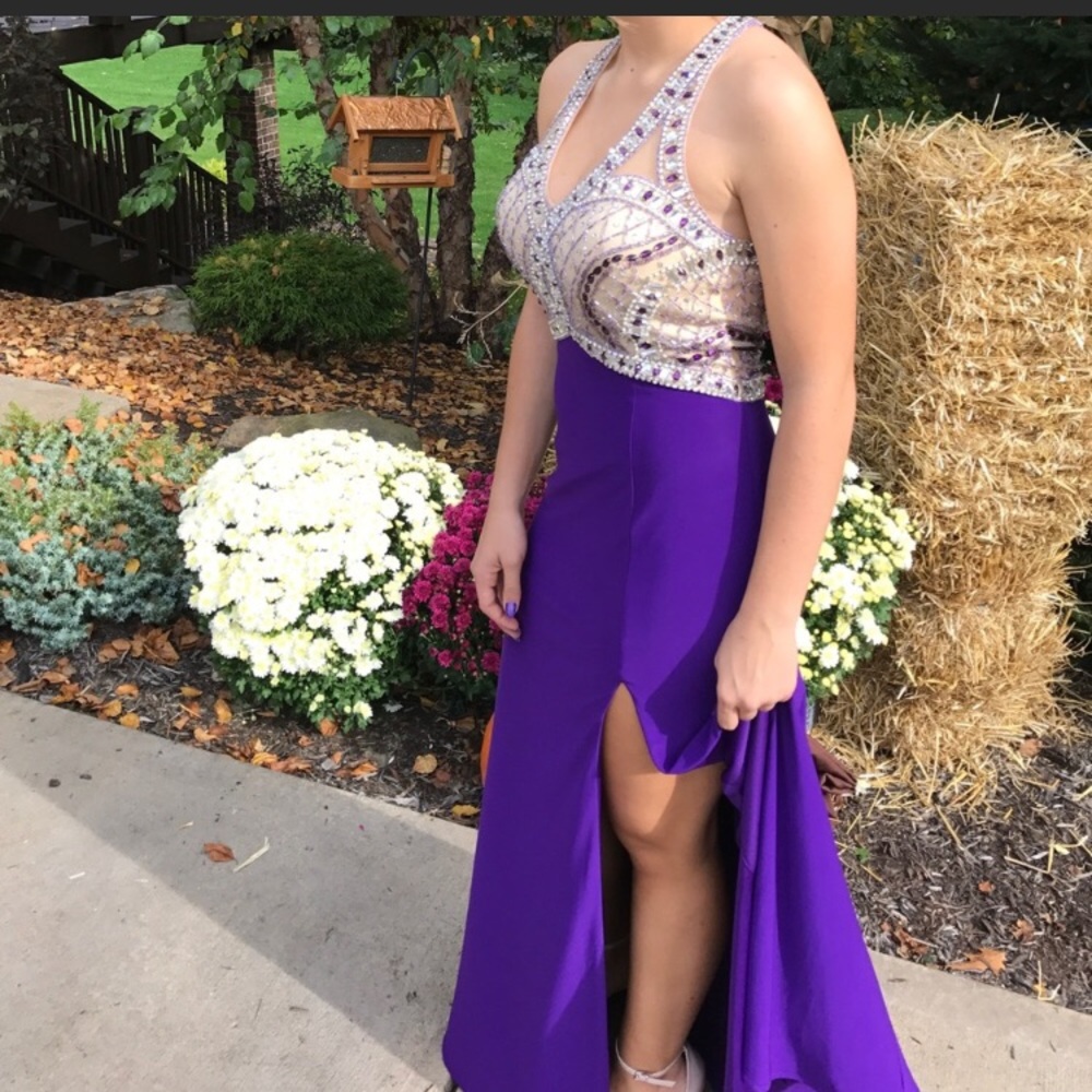 Purple dress